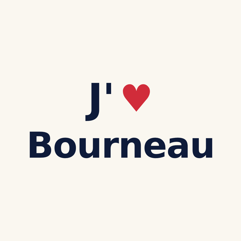 Tasse personnalisée Bourneau — design J'aime Bourneau