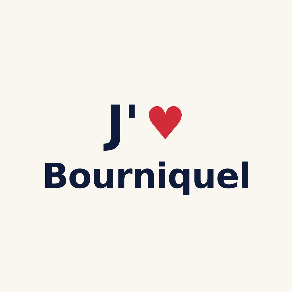 Tasse personnalisée Bourniquel — design J'aime Bourniquel