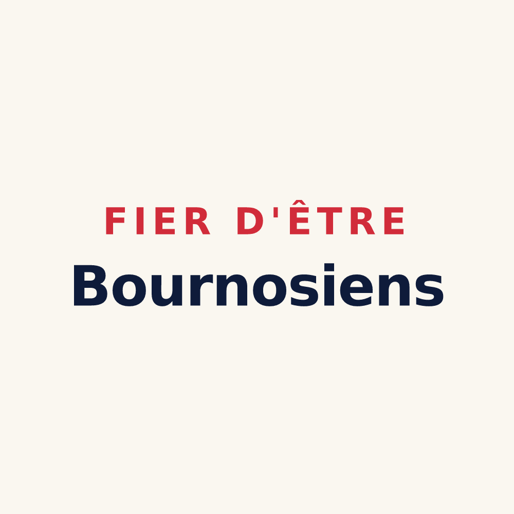 Tasse « Fier d'être Bournosiens » — design pour Bournos