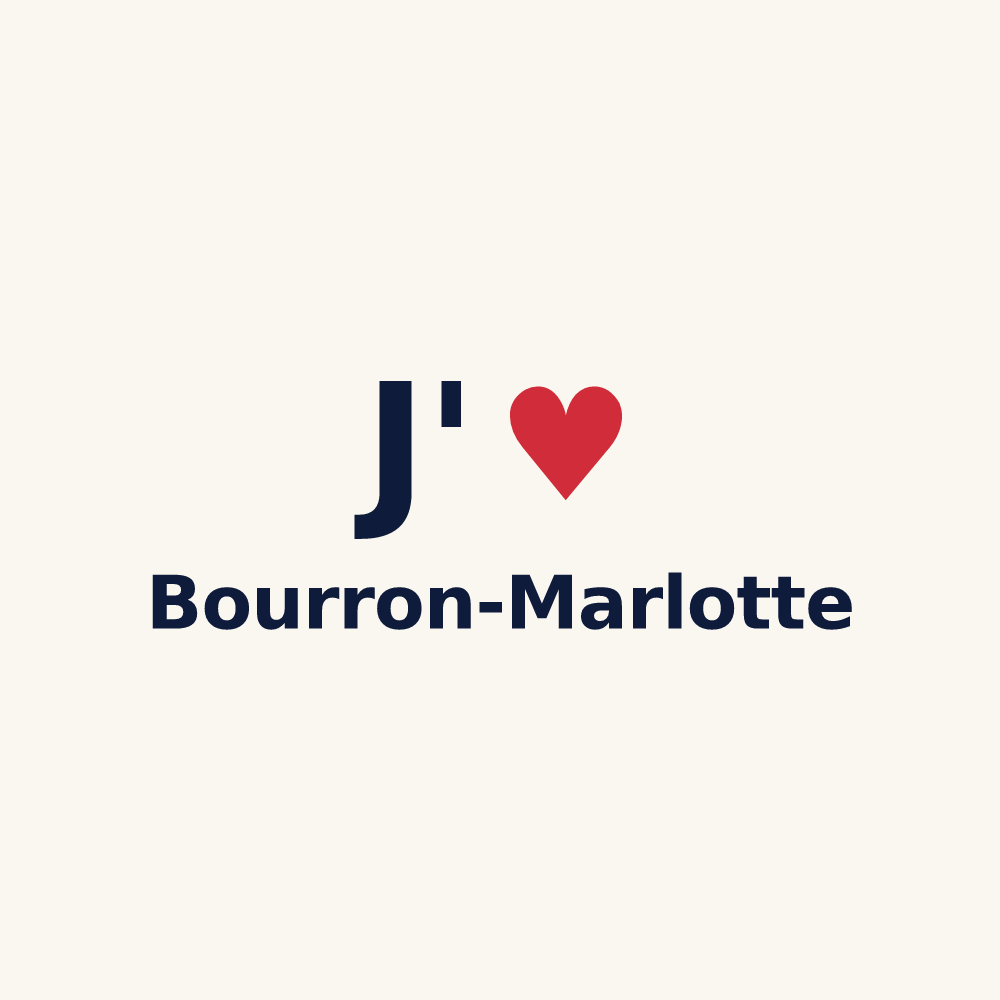 Tasse personnalisée Bourron-Marlotte — design J'aime Bourron-Marlotte