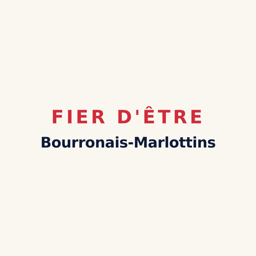 Tasse « Fier d'être Bourronais-Marlottins » — design pour Bourron-Marlotte