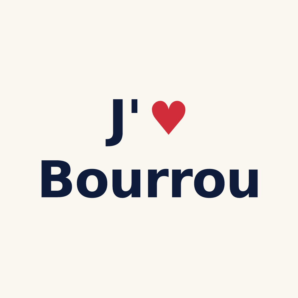 Tasse personnalisée Bourrou — design J'aime Bourrou