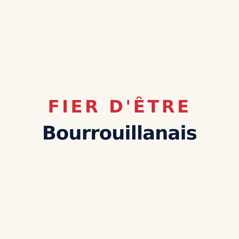Tasse « Fier d'être Bourrouillanais » — design pour Bourrouillan