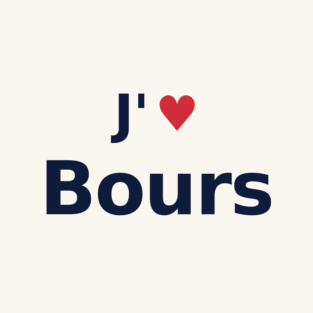 Tasse personnalisée Bours — design J'aime Bours