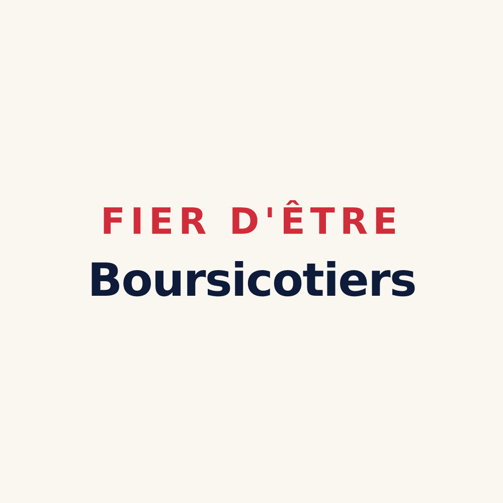 Tasse « Fier d'être Boursicotiers » — design pour Bours