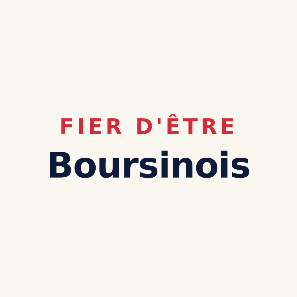 Tasse « Fier d'être Boursinois » — design pour Boursin
