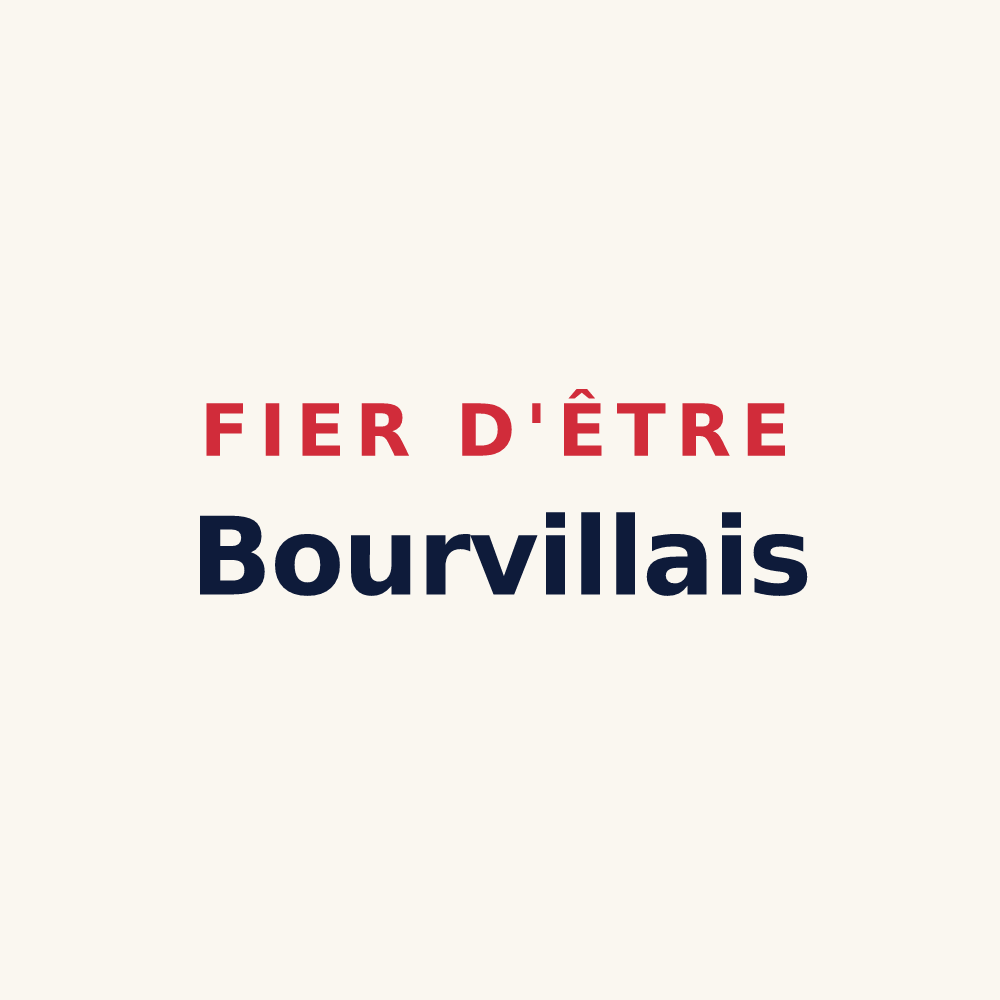 Tasse « Fier d'être Bourvillais » — design pour Bourville