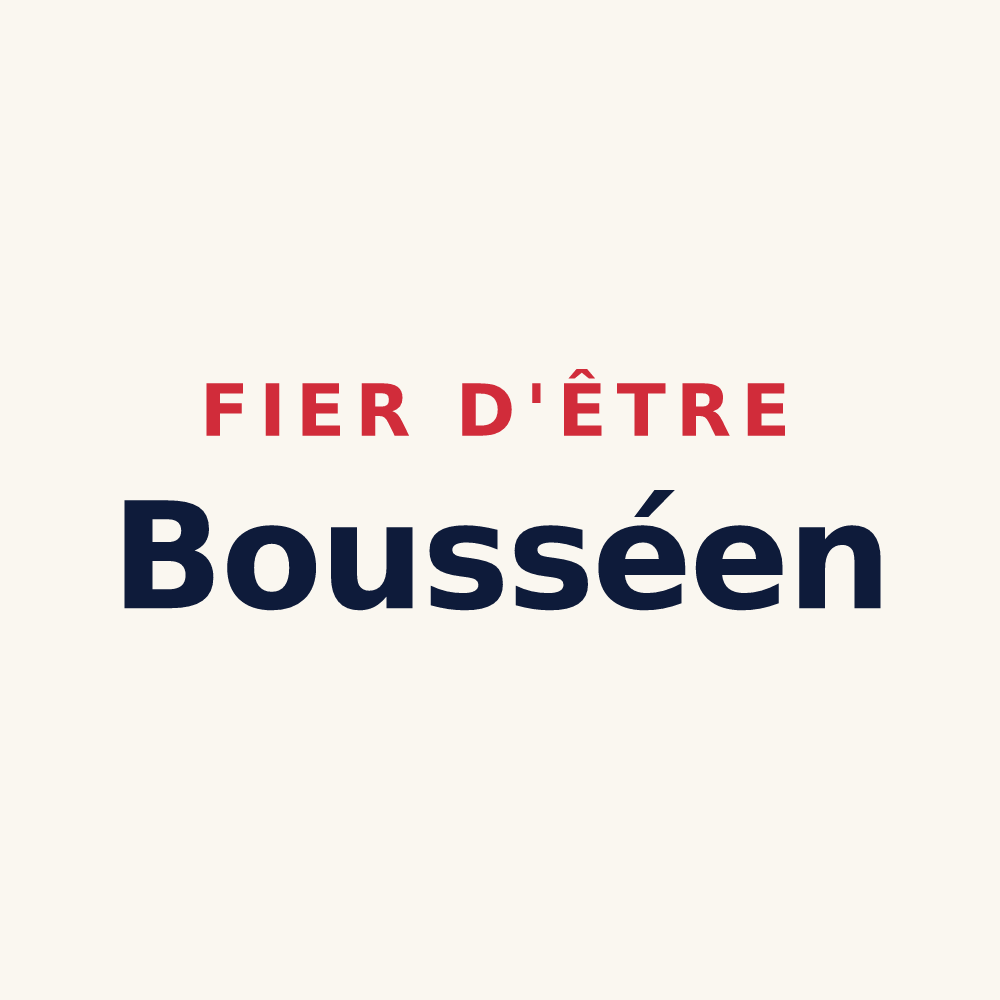 Tasse « Fier d'être Bousséen » — design pour Bousse