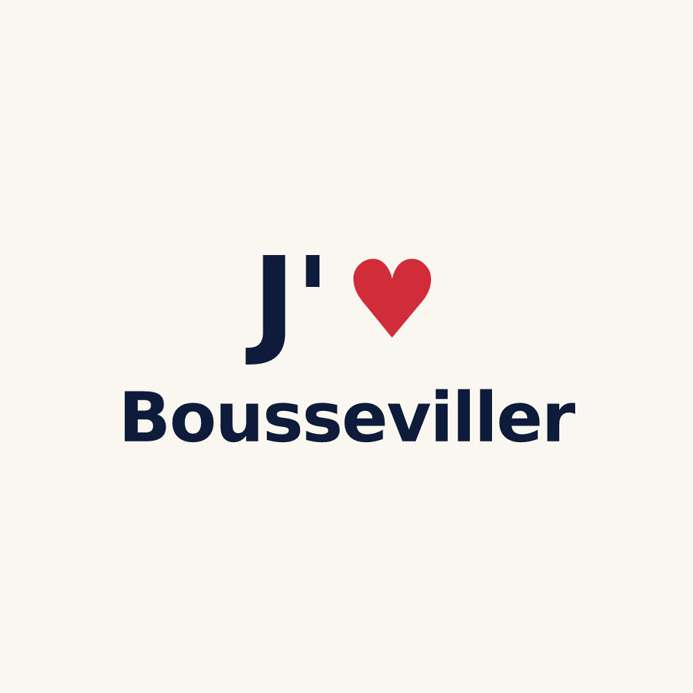 Tasse personnalisée Bousseviller — design J'aime Bousseviller