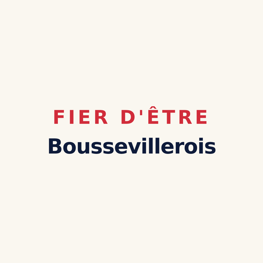 Tasse « Fier d'être Boussevillerois » — design pour Bousseviller