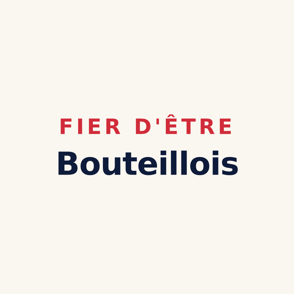 Tasse « Fier d'être Bouteillois » — design pour Bouteilles-Saint-Sébastien