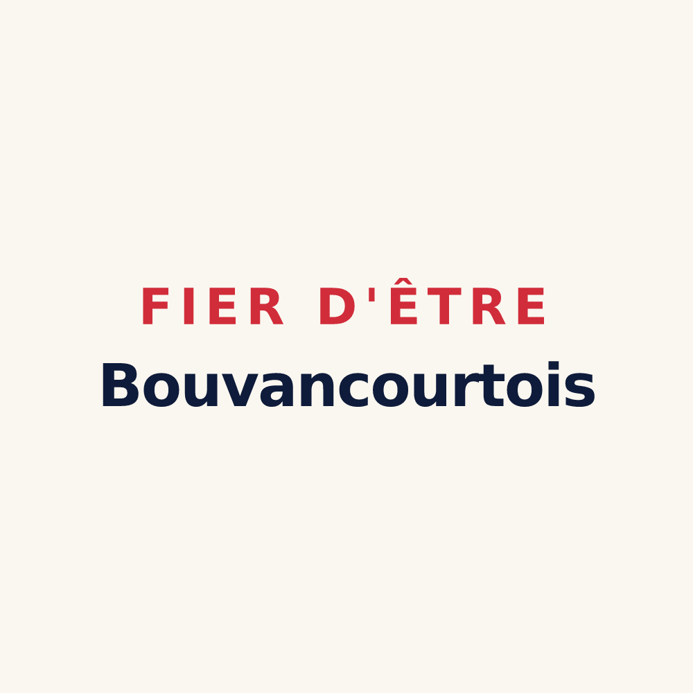 Tasse « Fier d'être Bouvancourtois » — design pour Bouvancourt