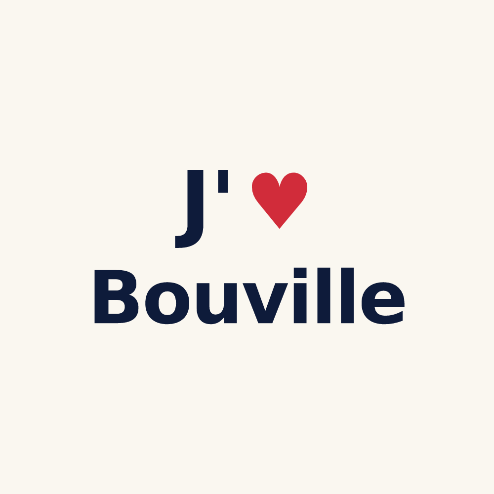 Tasse personnalisée Bouville — design J'aime Bouville