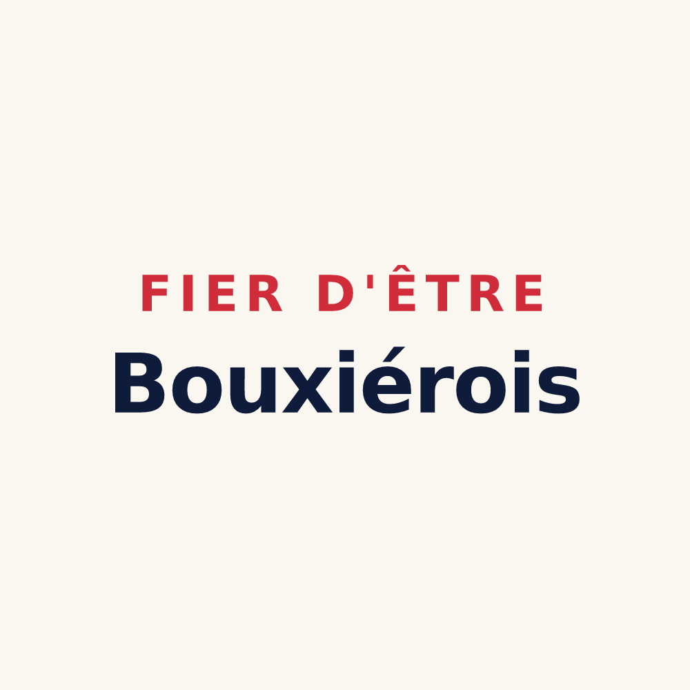 Tasse « Fier d'être Bouxiérois » — design pour Bouxières-sous-Froidmont
