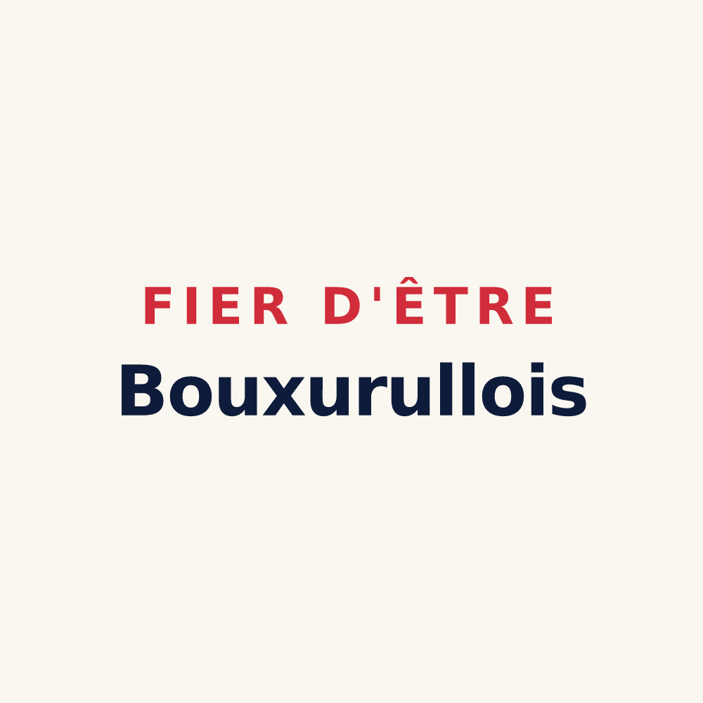 Tasse « Fier d'être Bouxurullois » — design pour Bouxurulles