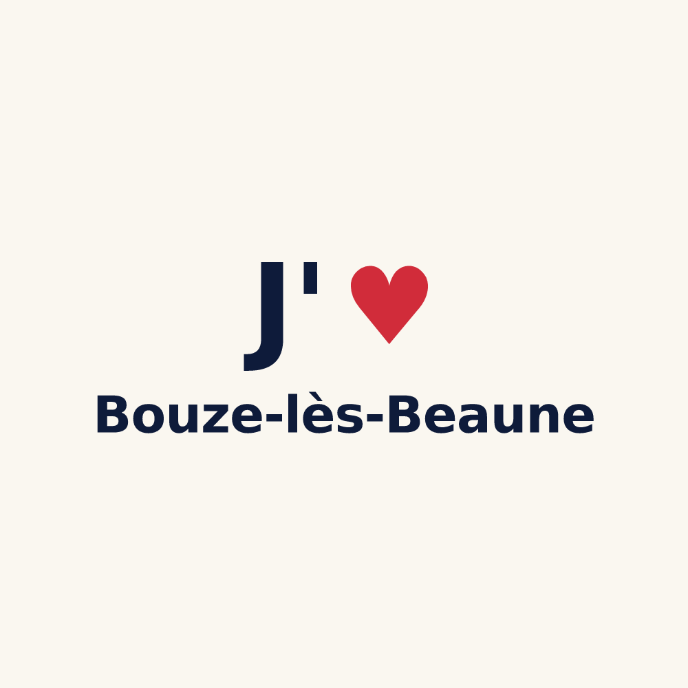 Tasse personnalisée Bouze-lès-Beaune — design J'aime Bouze-lès-Beaune