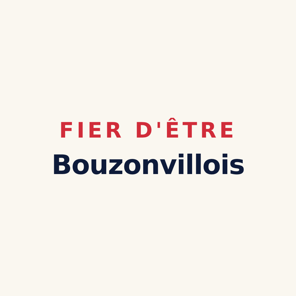 Tasse « Fier d'être Bouzonvillois » — design pour Bouzonville-aux-Bois