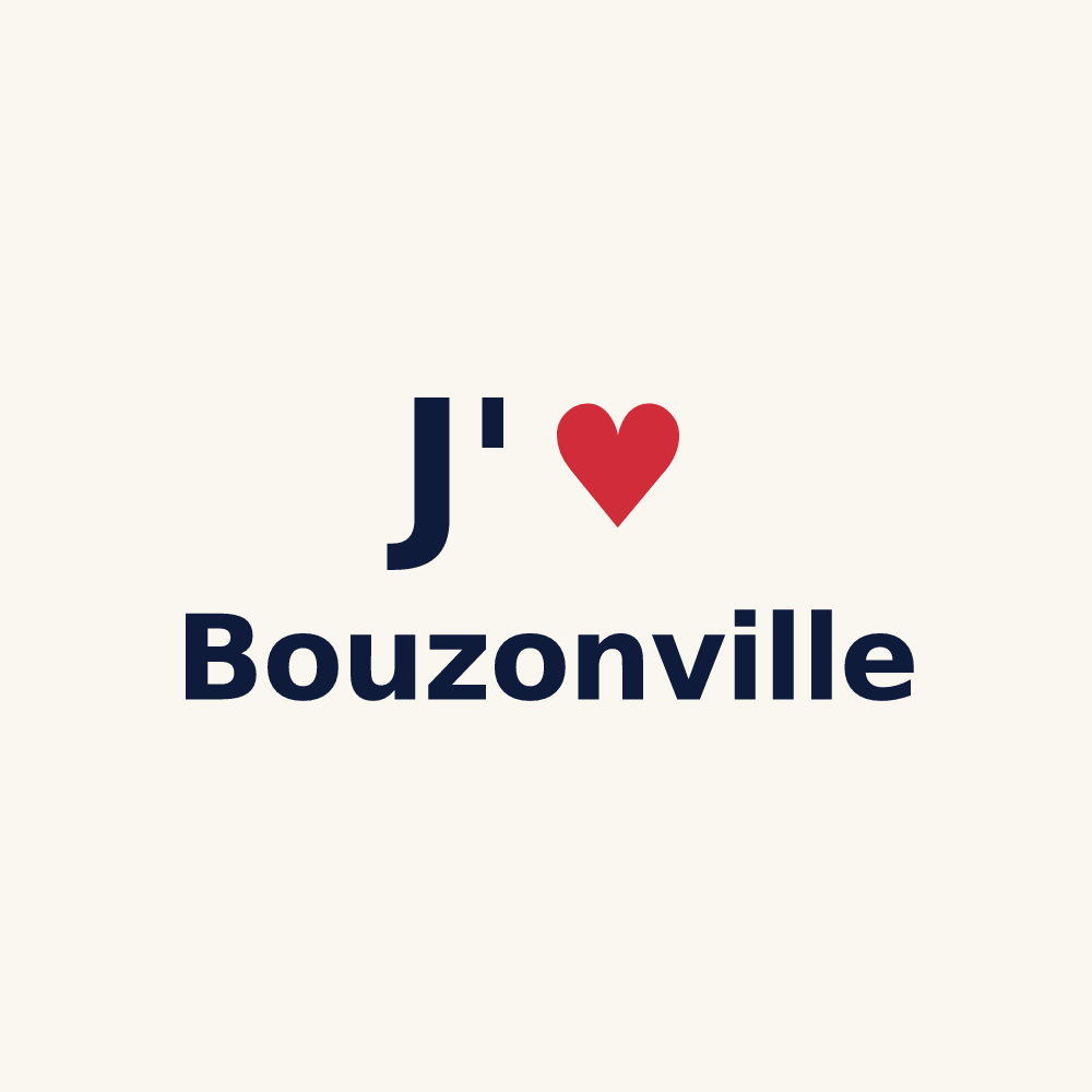 Tasse personnalisée Bouzonville — design J'aime Bouzonville