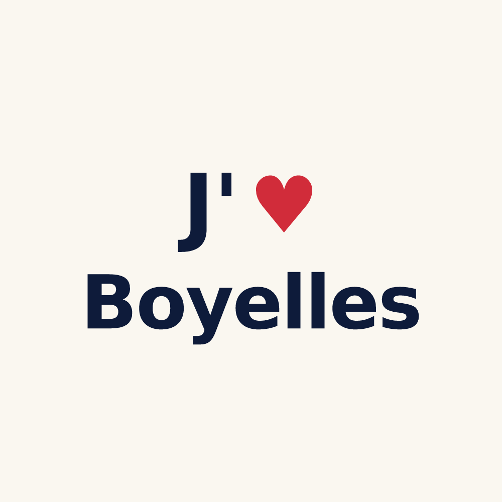 Tasse personnalisée Boyelles — design J'aime Boyelles