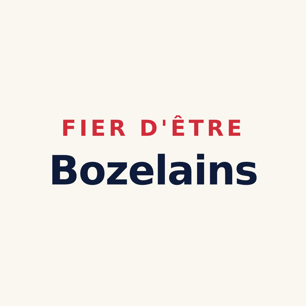 Tasse « Fier d'être Bozelains » — design pour Bozel