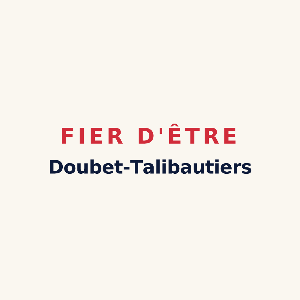 Tasse « Fier d'être Doubet-Talibautiers » — design pour Bragelogne-Beauvoir
