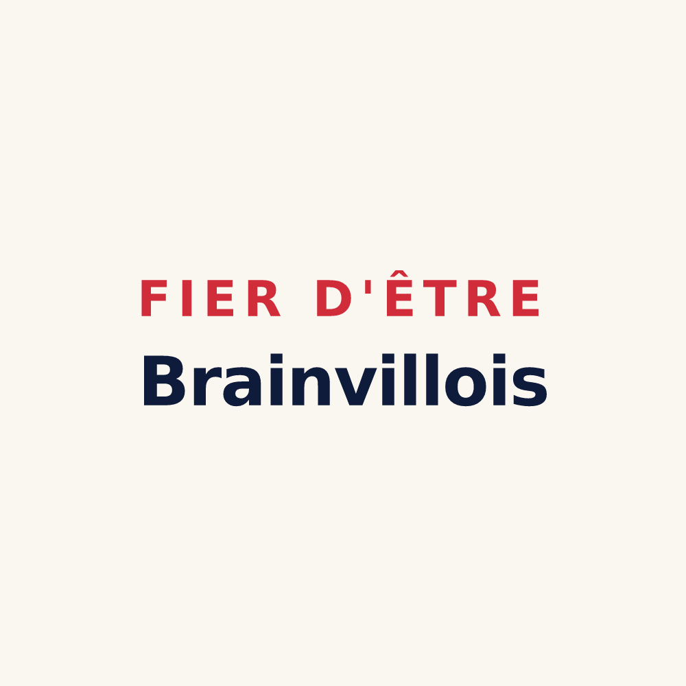 Tasse « Fier d'être Brainvillois » — design pour Brainville