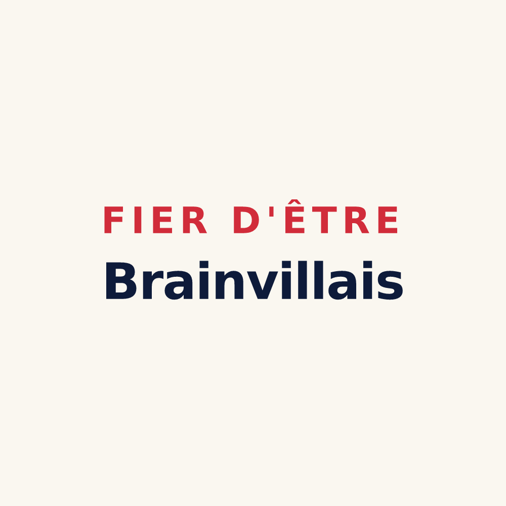 Tasse « Fier d'être Brainvillais » — design pour Brainville