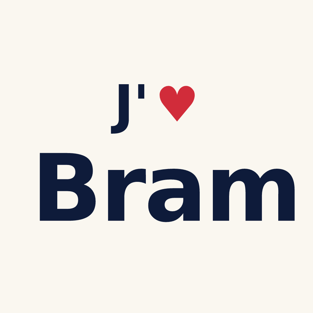 Tasse personnalisée Bram — design J'aime Bram