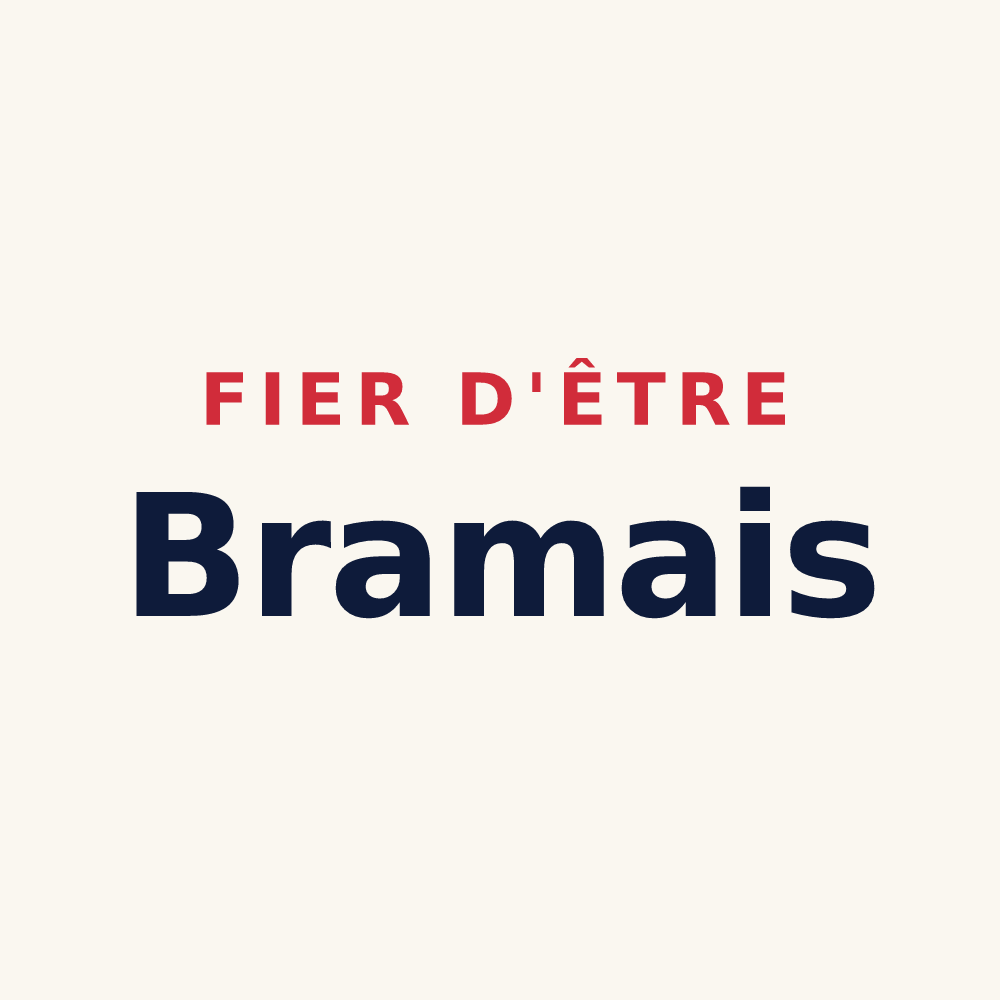 Tasse « Fier d'être Bramais » — design pour Bram
