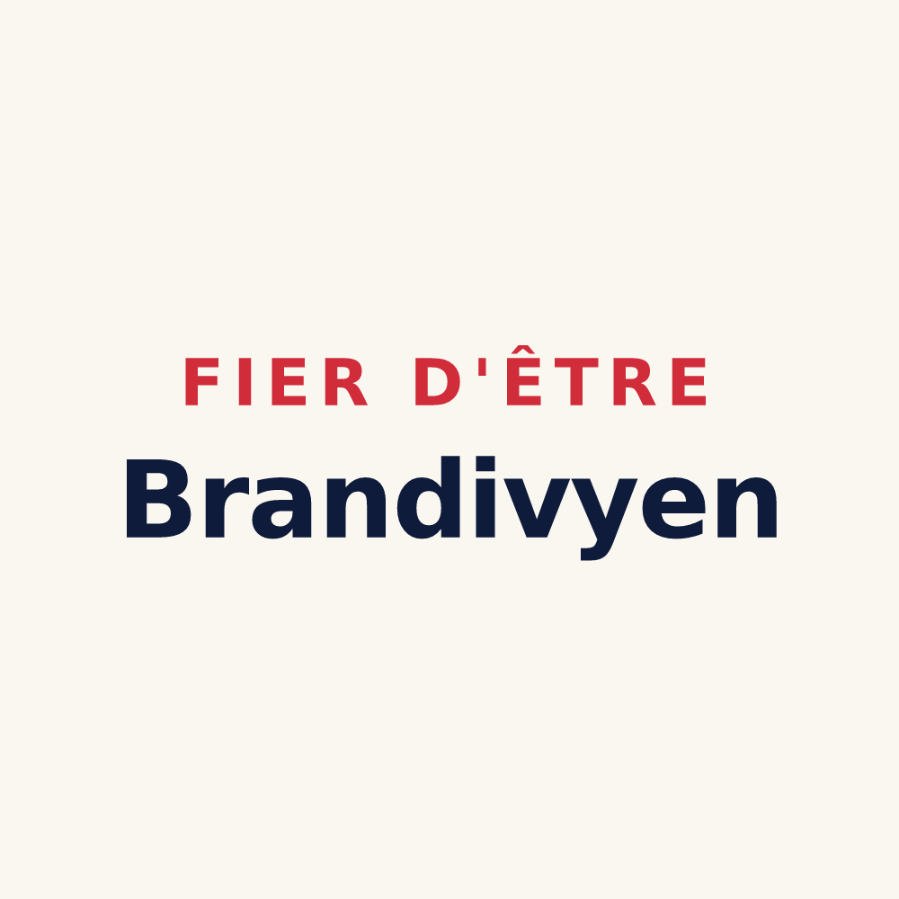 Tasse « Fier d'être Brandivyen » — design pour Brandivy