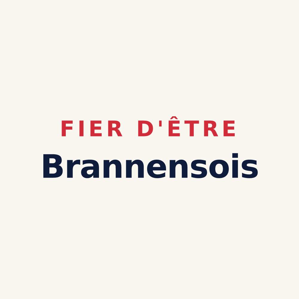 Tasse « Fier d'être Brannensois » — design pour Brannens