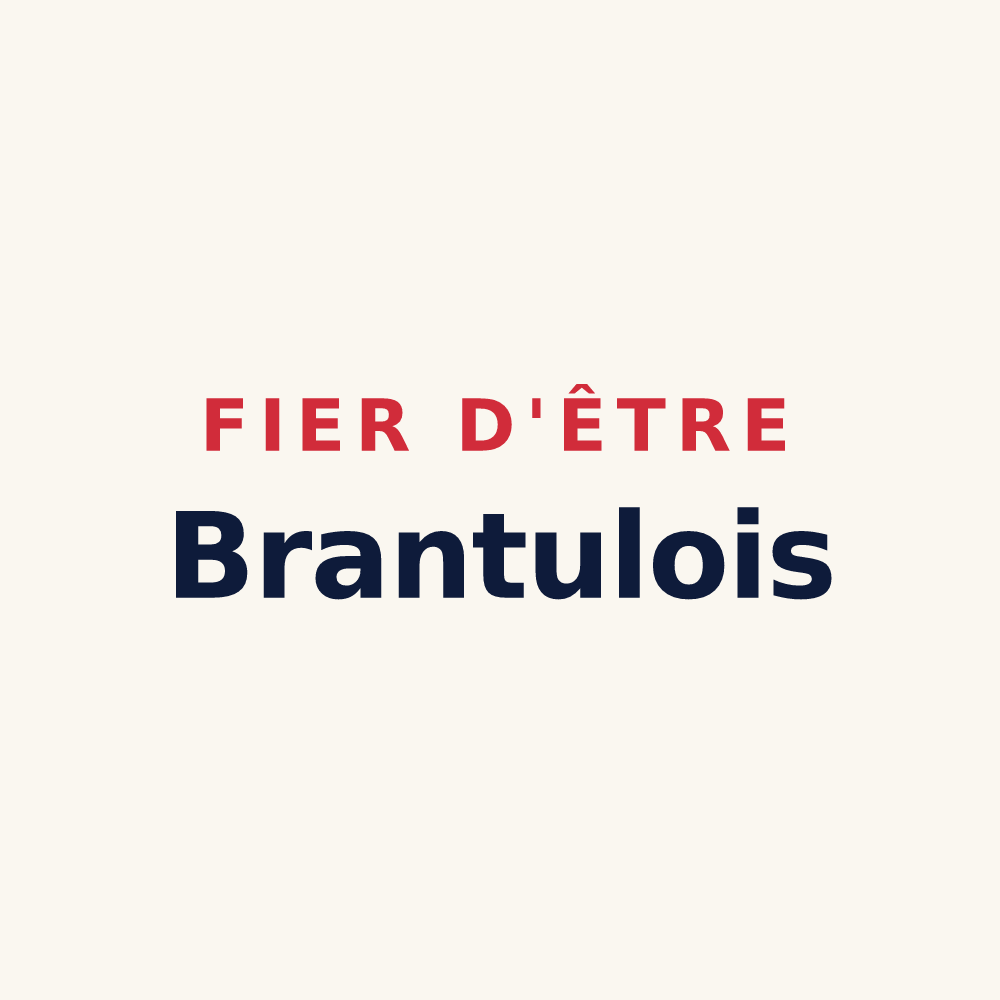 Tasse « Fier d'être Brantulois » — design pour Brantes