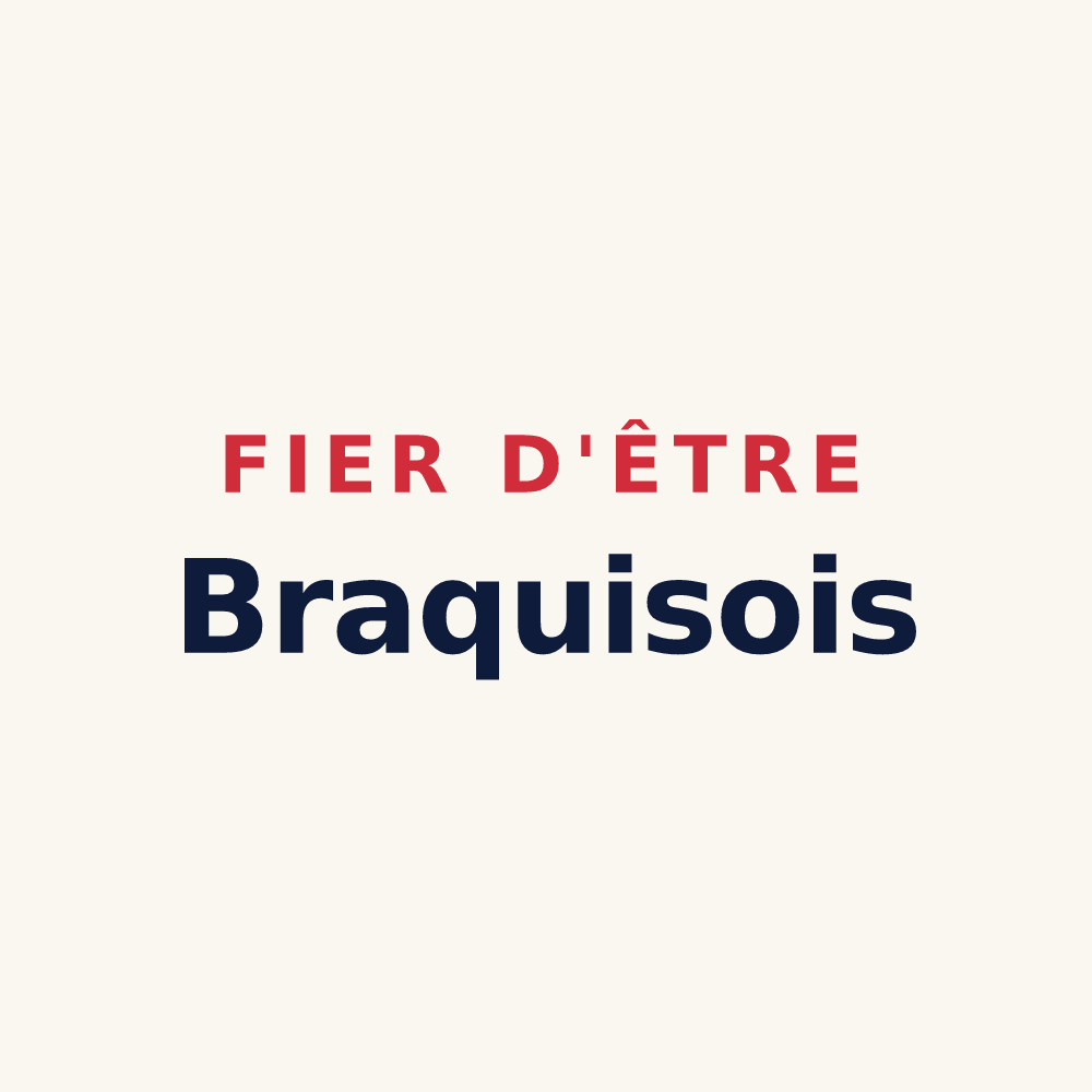 Tasse « Fier d'être Braquisois » — design pour Braquis