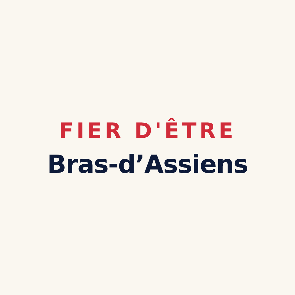 Tasse « Fier d'être Bras-d’Assiens » — design pour Bras-d'Asse