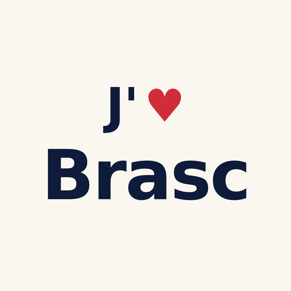 Tasse personnalisée Brasc — design J'aime Brasc
