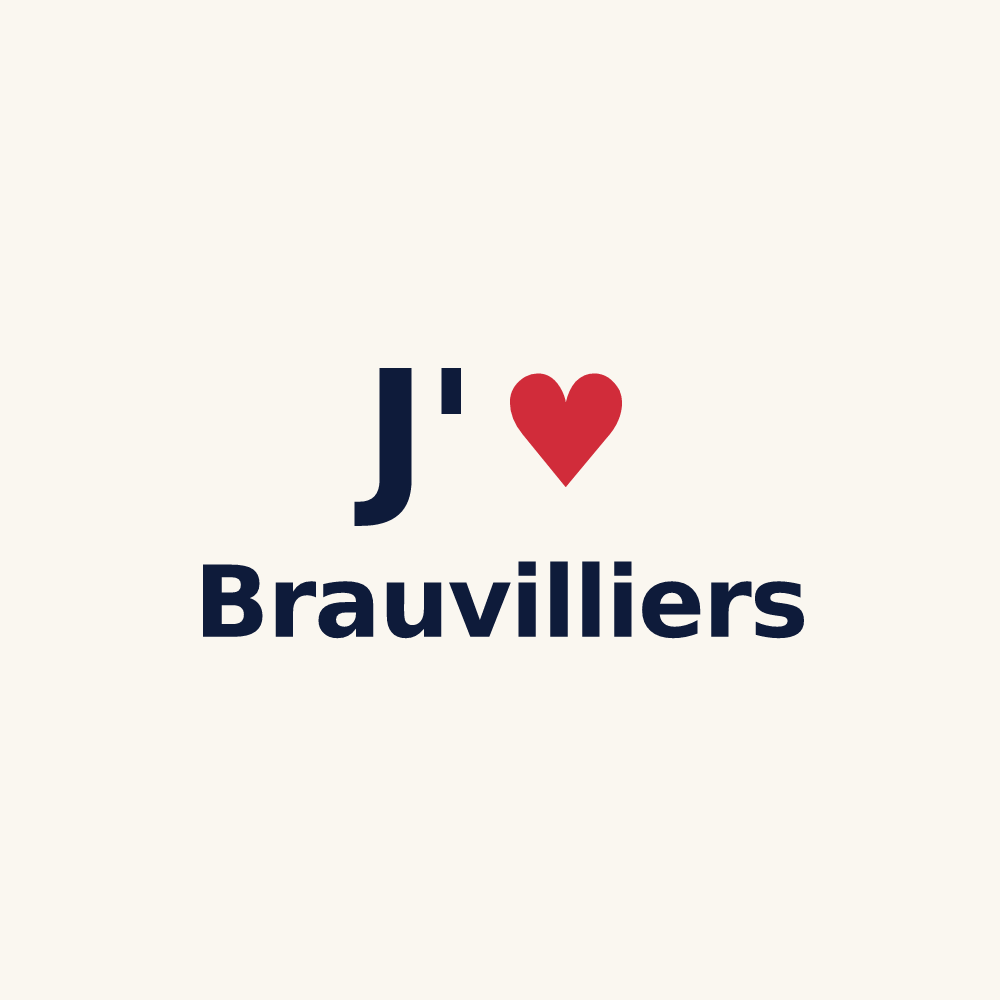 Tasse personnalisée Brauvilliers — design J'aime Brauvilliers