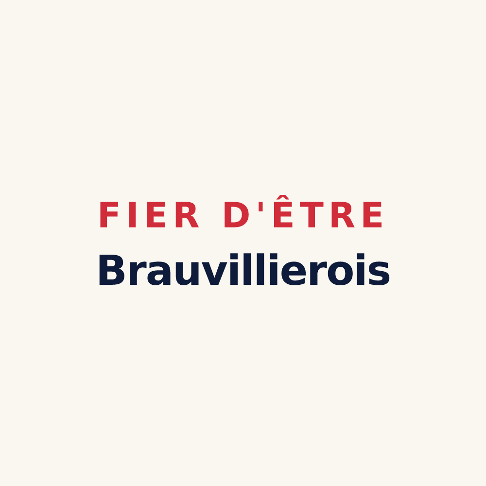 Tasse « Fier d'être Brauvillierois » — design pour Brauvilliers