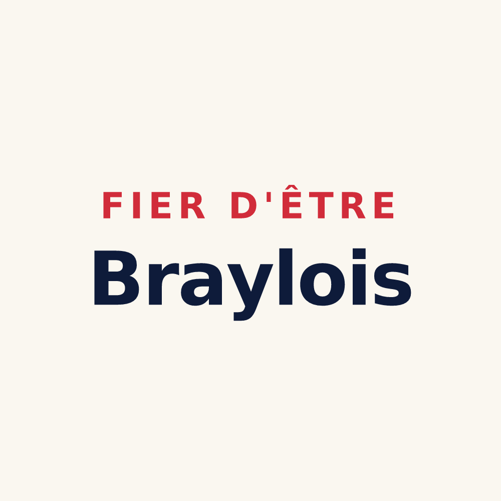 Tasse « Fier d'être Braylois » — design pour Bray