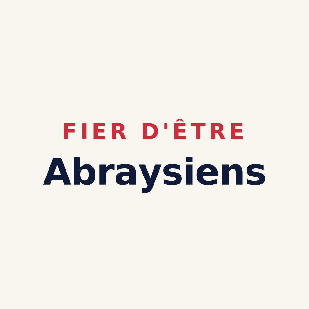 Tasse « Fier d'être Abraysiens » — design pour Bray-Saint-Aignan