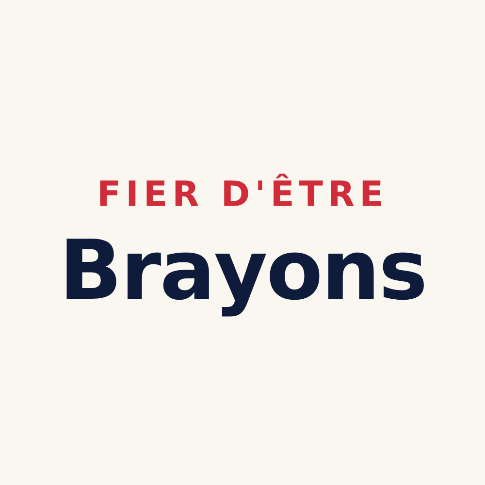 Tasse « Fier d'être Brayons » — design pour Bray-sur-Somme
