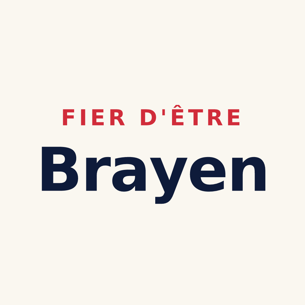 Tasse « Fier d'être Brayen » — design pour Bray