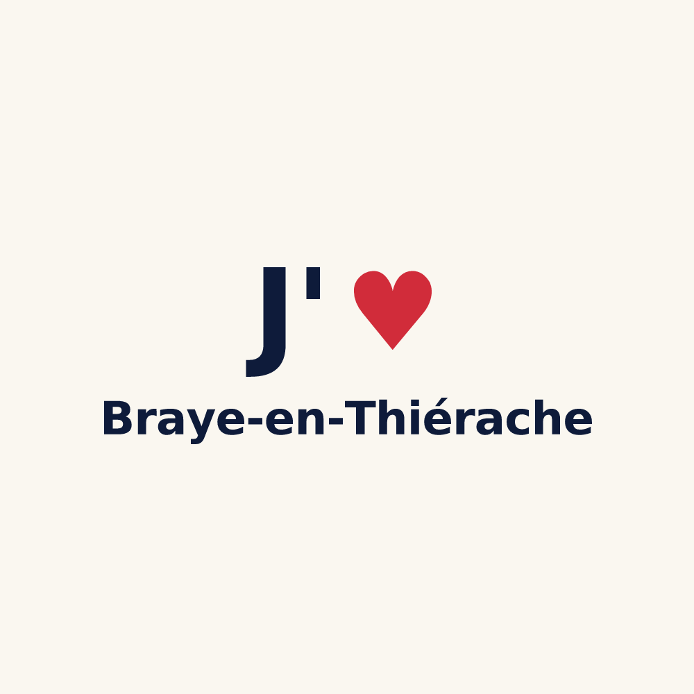 Tasse personnalisée Braye-en-Thiérache — design J'aime Braye-en-Thiérache