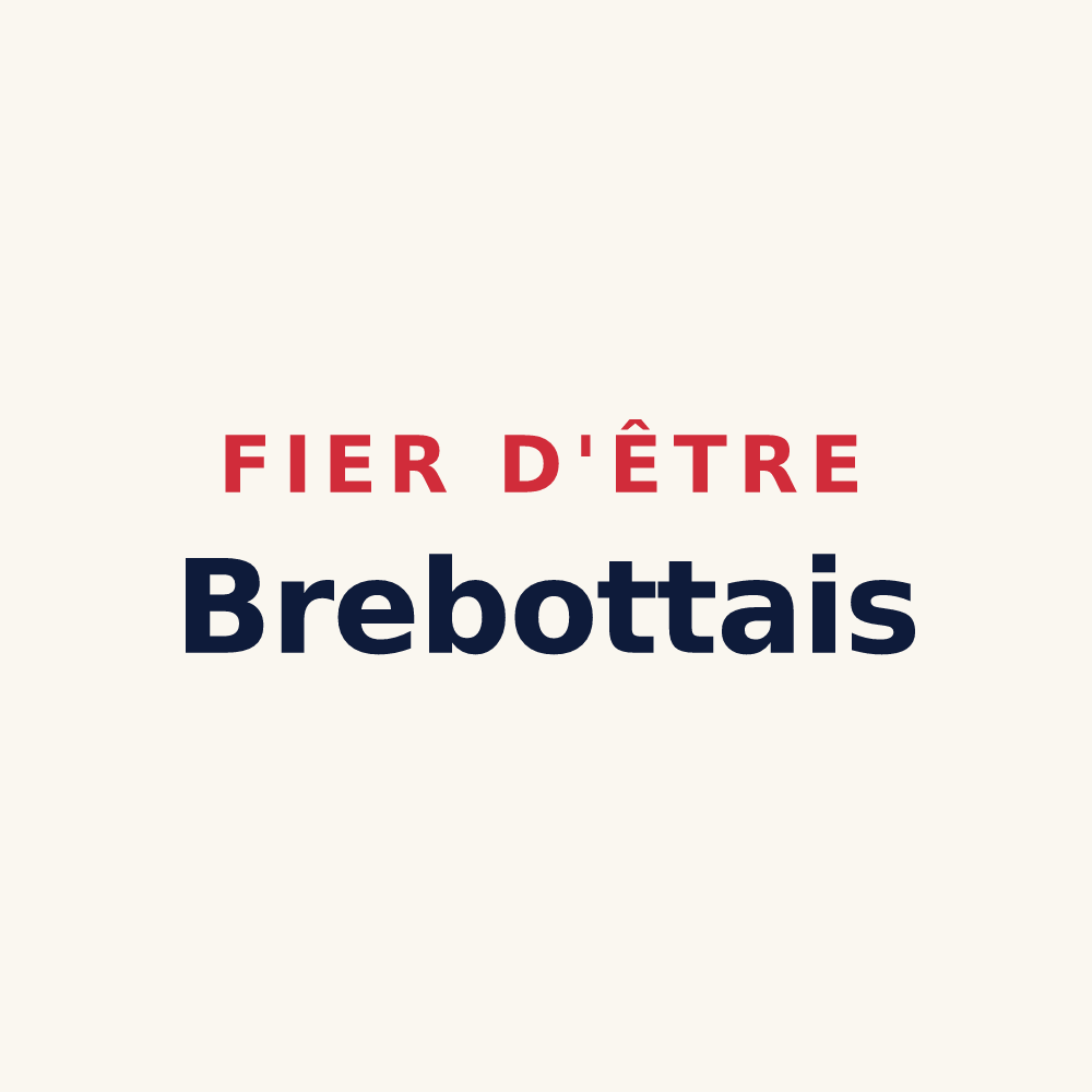 Tasse « Fier d'être Brebottais » — design pour Brebotte