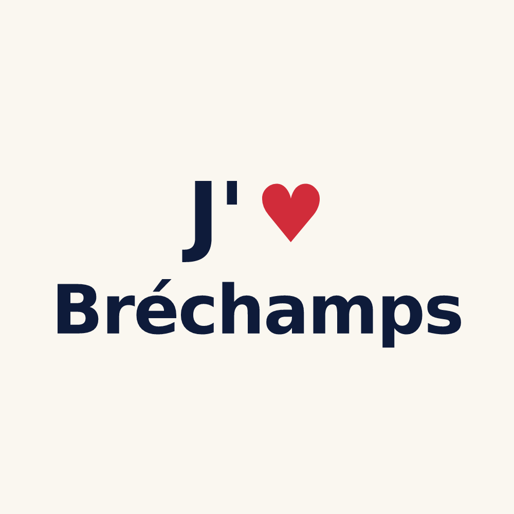 Tasse personnalisée Bréchamps — design J'aime Bréchamps