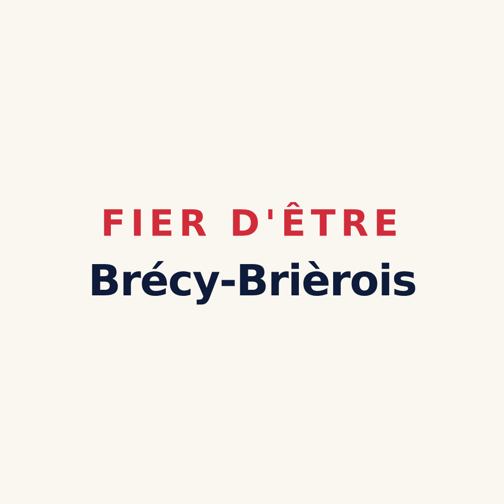 Tasse « Fier d'être Brécy-Brièrois » — design pour Brécy-Brières