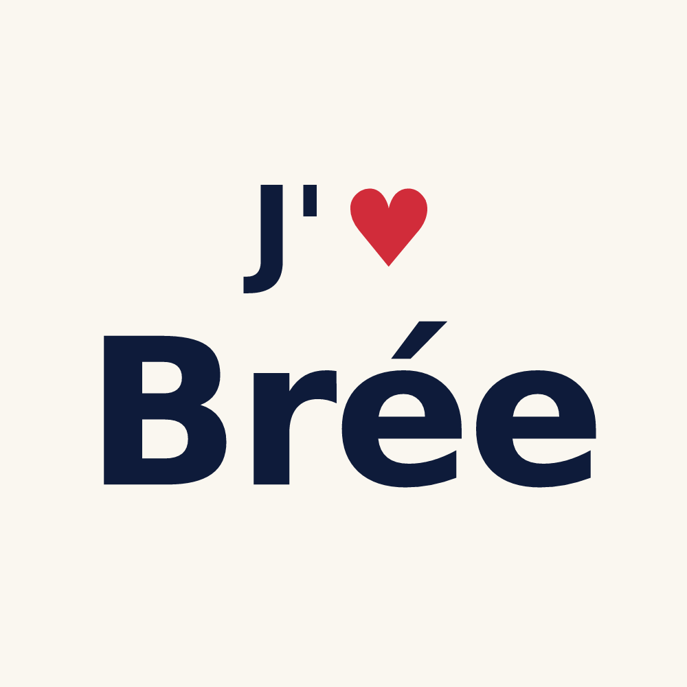 Tasse personnalisée Brée — design J'aime Brée