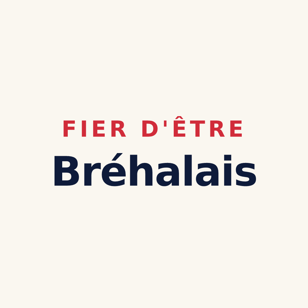 Tasse « Fier d'être Bréhalais » — design pour Bréhal