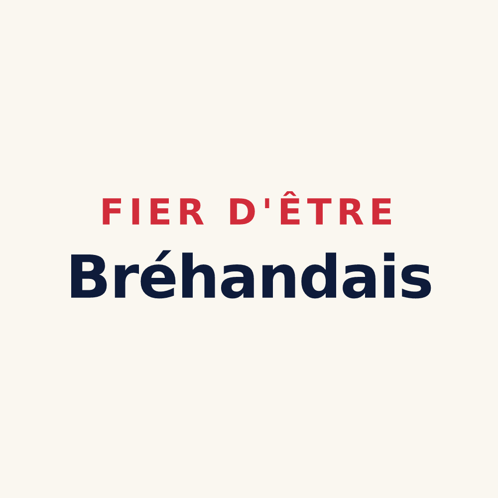 Tasse « Fier d'être Bréhandais » — design pour Bréhand