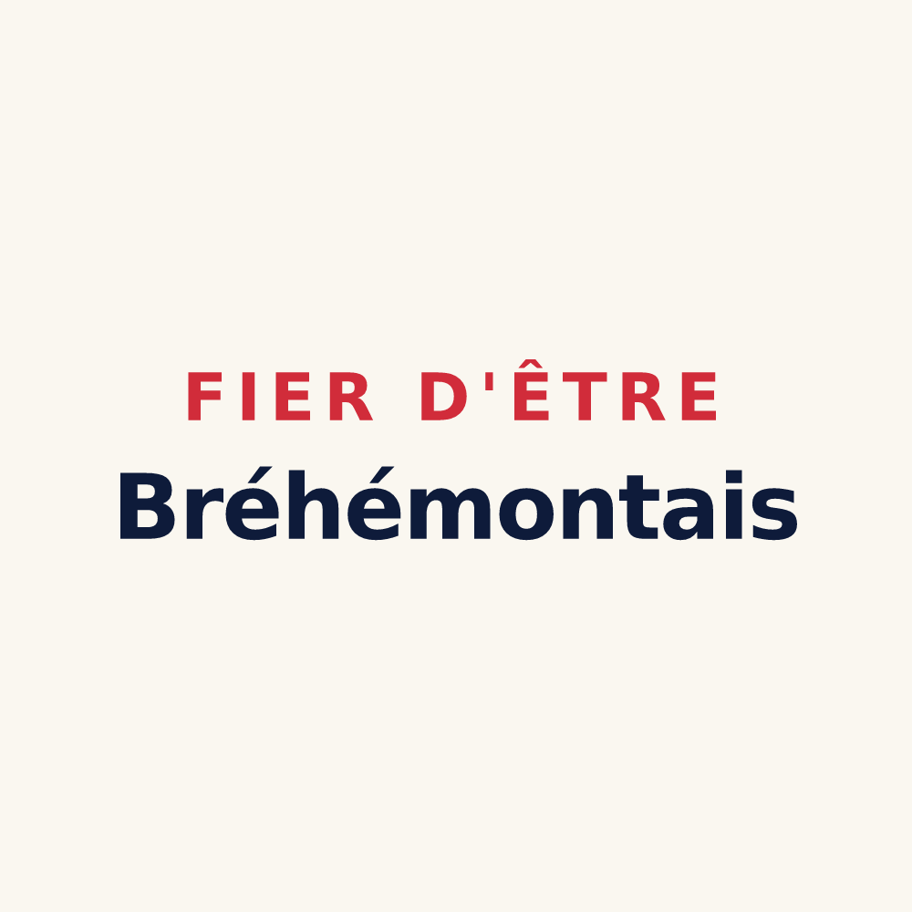 Tasse « Fier d'être Bréhémontais » — design pour Bréhémont