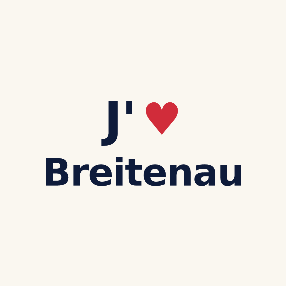 Tasse personnalisée Breitenau — design J'aime Breitenau